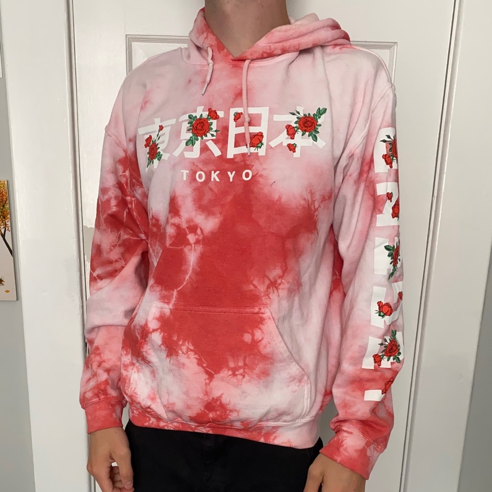 Medium Tie dye style hoodie - Tokyo